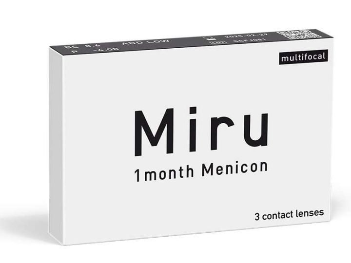 Lenti a contatto MIRU 1MONTH MENICON MULTIFOCAL 3 lenti di Soleko Menicon