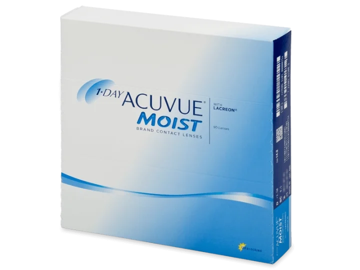 Lenti a contatto giornaliere 1-DAY ACUVUE MOIST 90 lenti di Johnson & Johnson