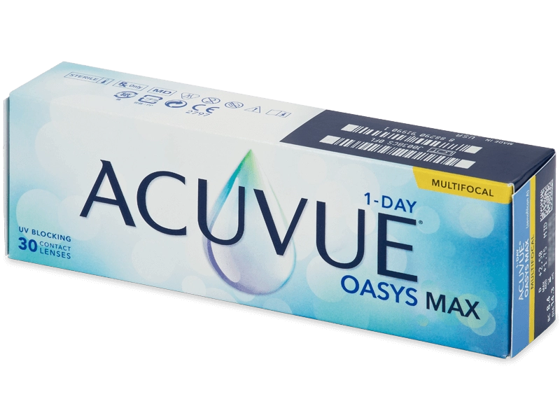 Lenti a contatto giornaliere ACUVUE OASYS MAX 1-DAY MULTIFOCAL 30 lenti di Johnson & Johnson