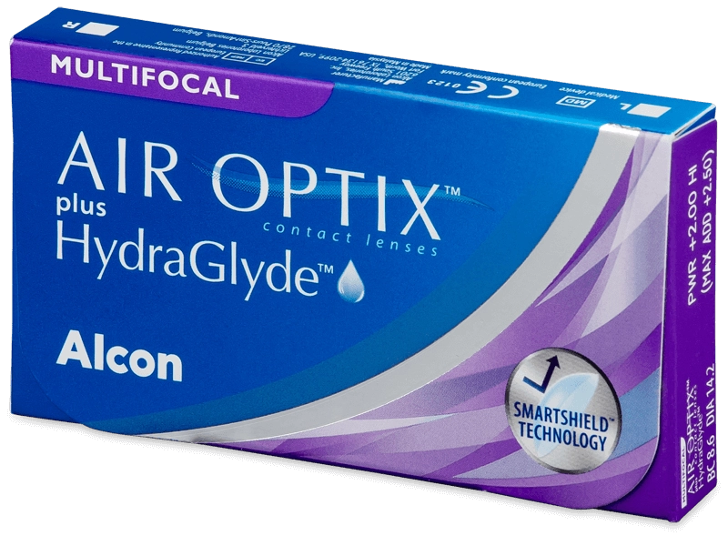 Lenti a contatto mensili AIR OPTIX plus Hydraglyde MULTIFOCAL 3 lenti di Alcon