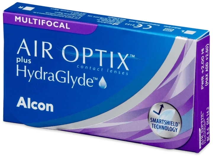 Lenti a contatto mensili AIR OPTIX plus Hydraglyde MULTIFOCAL 6 lenti di Alcon