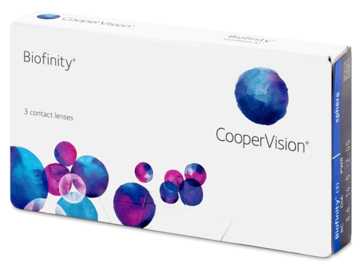 Lenti a contatto mensili BIOFINITY 3 lenti di Coopervision