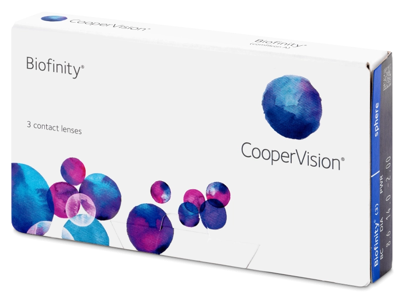 Lenti a contatto mensili BIOFINITY 3 lenti di Coopervision