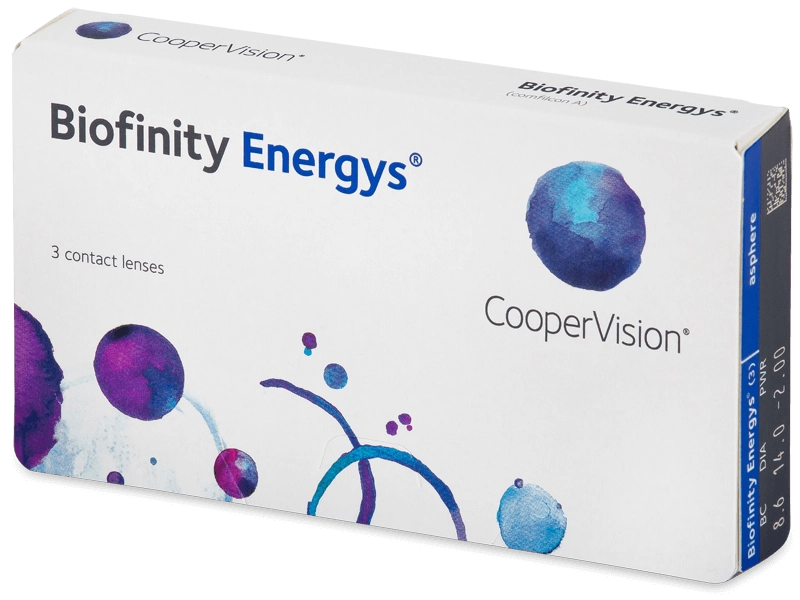 Lenti a contatto mensili BIOFINITY ENERGYS 3 lenti di Coopervision