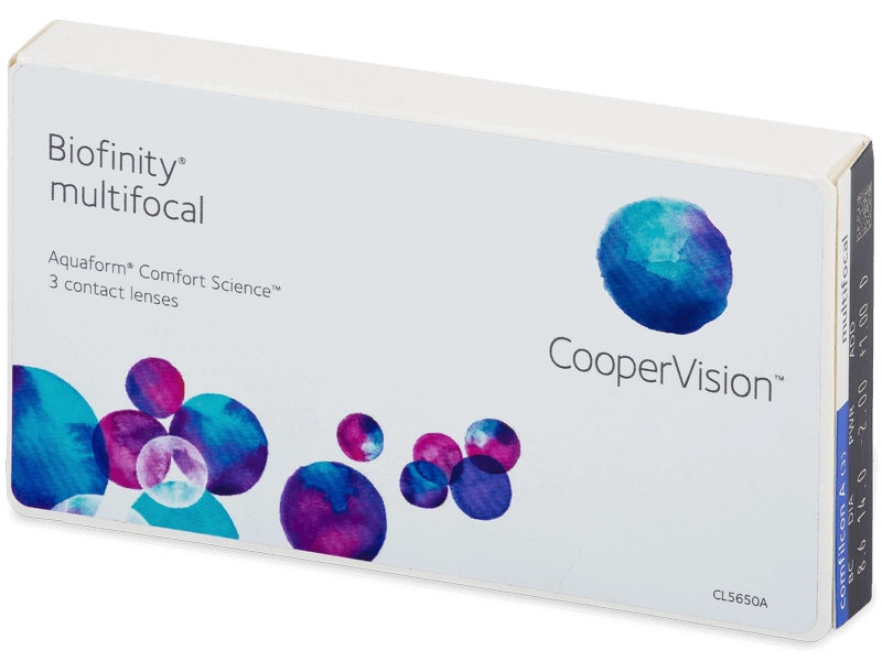 Lenti a contatto mensili BIOFINITY MULTIFOCAL 3 lenti di Coopervision