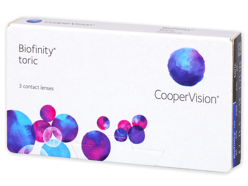 Lenti a contatto mensili BIOFINITY TORIC 3 lenti di Coopervision