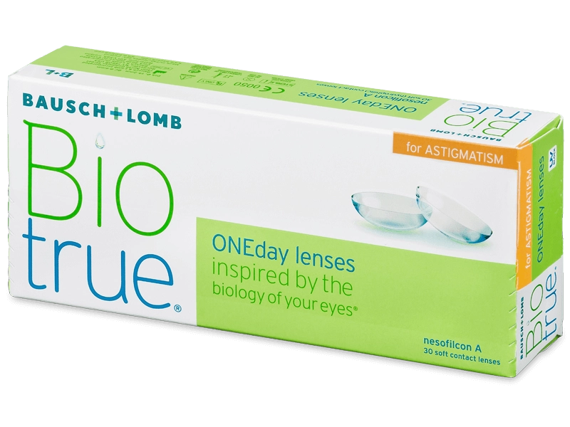 Lenti a contatto giornaliere BIOTRUE ONEDAY for ASTIGMATISM 30 lenti di Bausch & Lomb