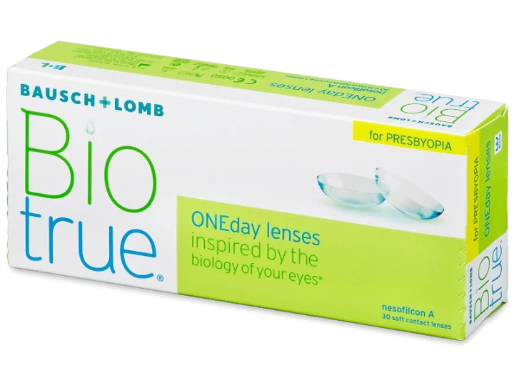 Lenti a contatto giornaliere BIOTRUE ONEDAY for PRESBYOPIA 30 lenti di Bausch & Lomb