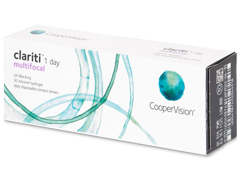 Lenti a contatto giornaliere CLARITI 1 DAY MULTIFOCAL 30 lenti di Coopervision