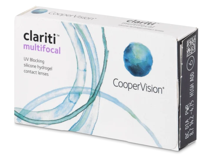 Lenti a contatto mensili CLARITI MULTIFOCAL 3 lenti di Coopervision