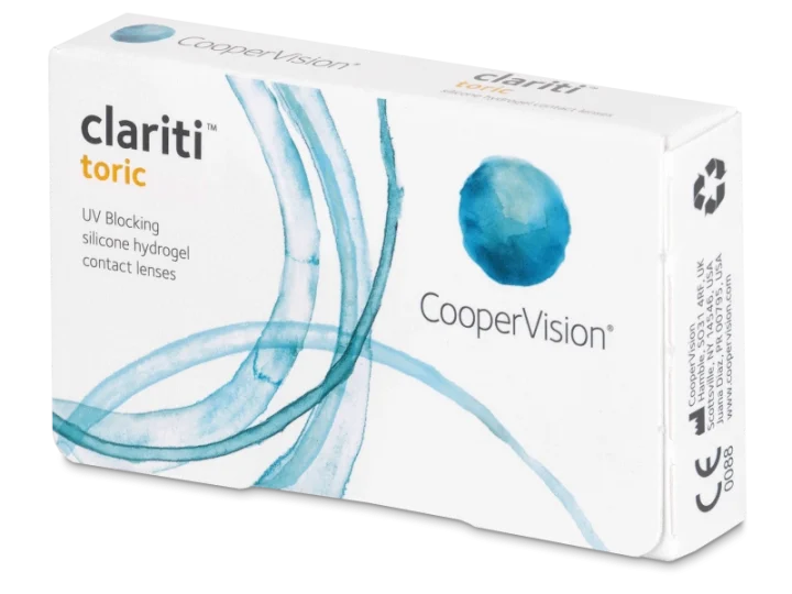 Lenti a contatto mensili CLARITI XR TORIC 3 lenti di Coopervision