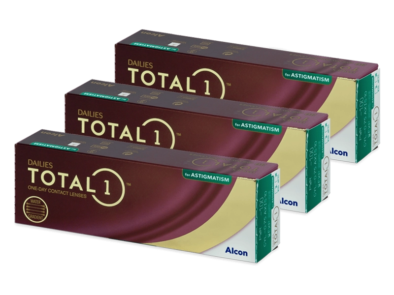 Lenti a contatto giornaliere DAILIES TOTAL1 for ASTIGMATISM 90 lenti di Alcon