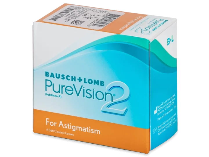 Lenti a contatto mensili PUREVISION 2 for ASTIGMATISM 6 lenti di Bausch & Lomb
