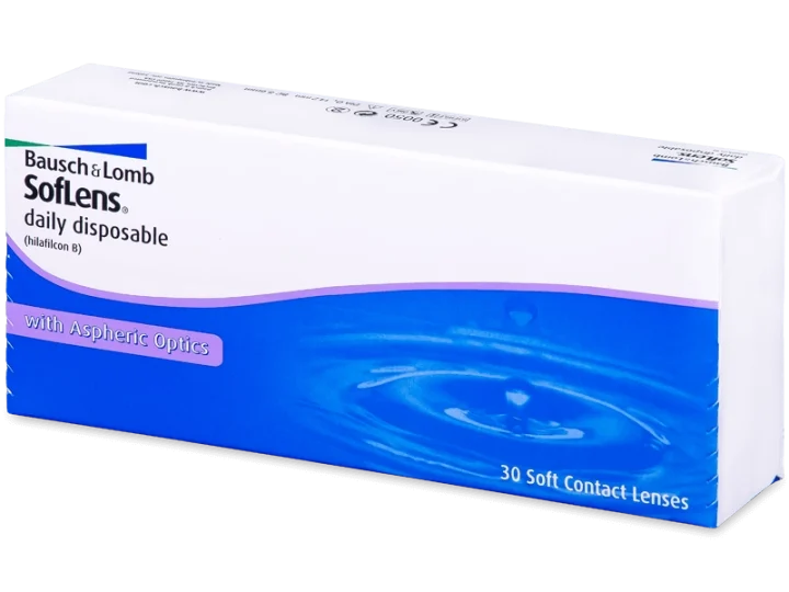 Lenti a contatto giornaliere SOFLENS DAILY DISPOSABLE 30 lenti di Bausch & Lomb