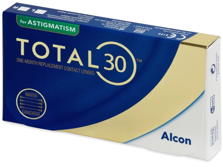Lenti a contatto mensili TOTAL30 for ASTIGMATISM 3 lenti di Alcon