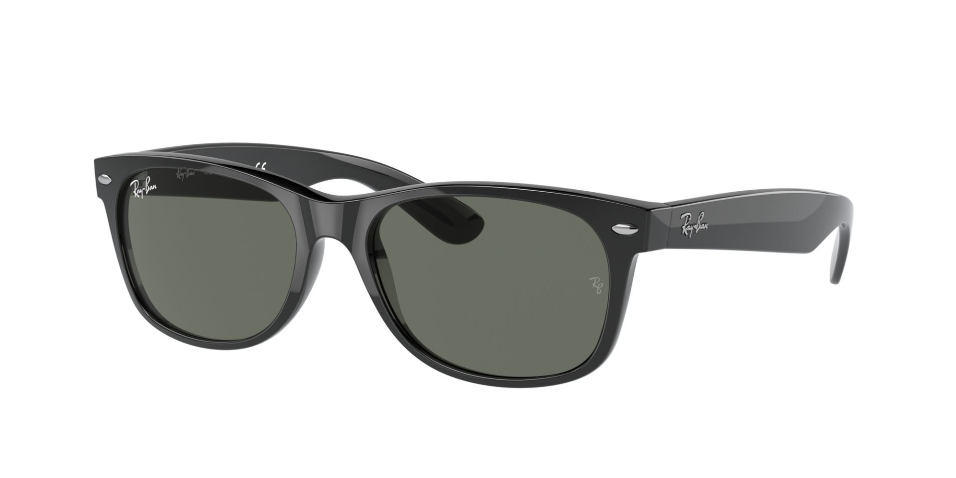 Occhiali da sole Ray Ban RB2132F 901 NEW WAYFARER LOW BRIDGE FIT