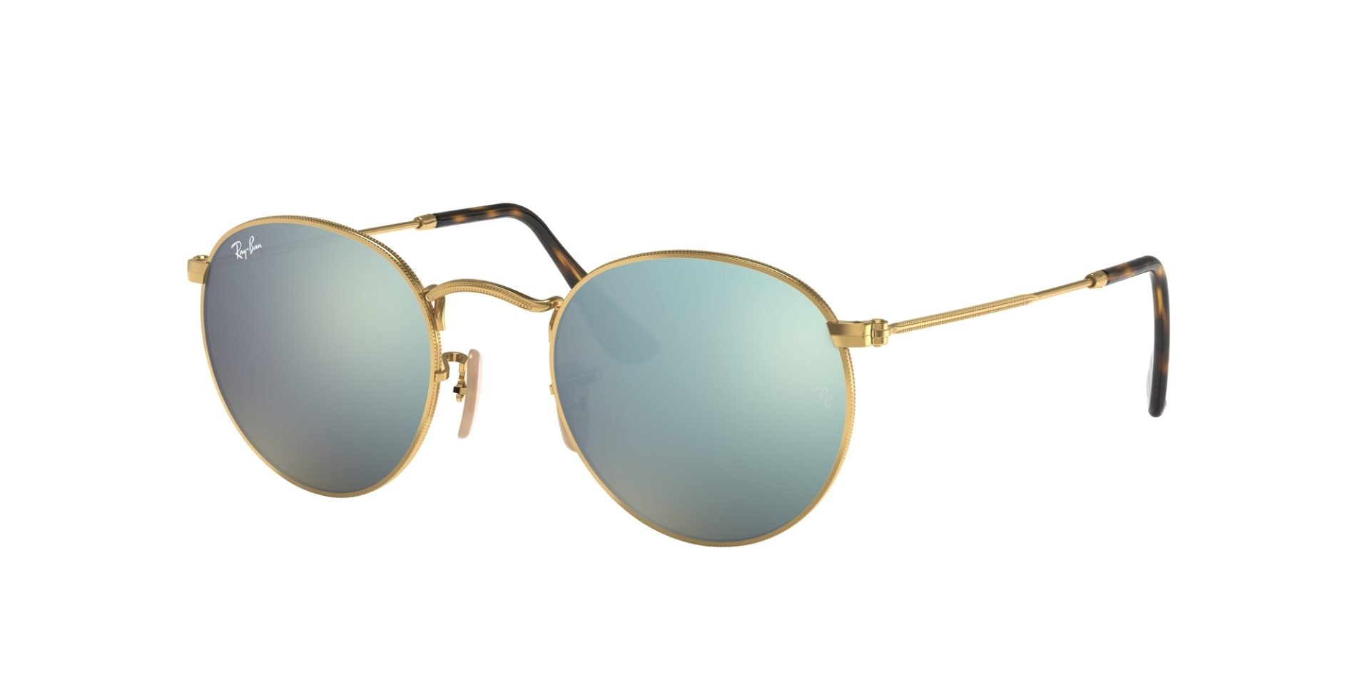 Occhiali da sole Ray Ban RB3447N 001/30 ROUND METAL