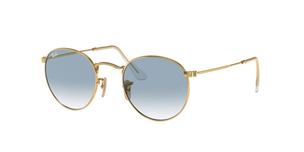 Occhiali da sole Ray Ban RB3447N 001/3F ROUND METAL