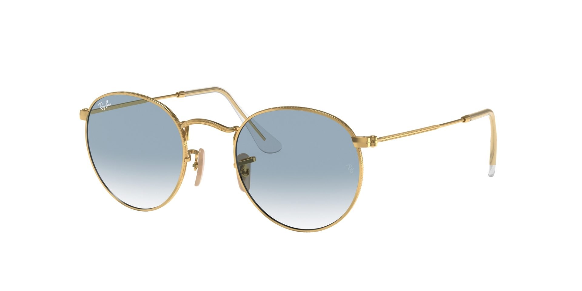 Occhiali da sole Ray Ban RB3447N 001/3F ROUND METAL