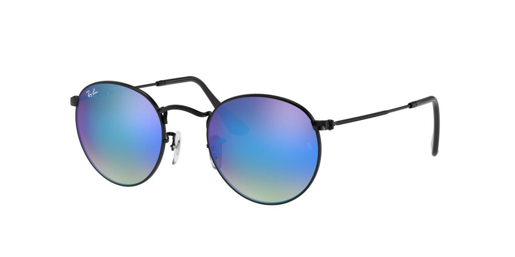 Occhiali da sole Ray Ban RB3447 002/4O ROUND METAL