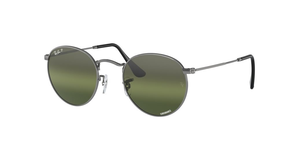 Occhiali da sole Ray Ban RB3447 004/G4 ROUND METAL