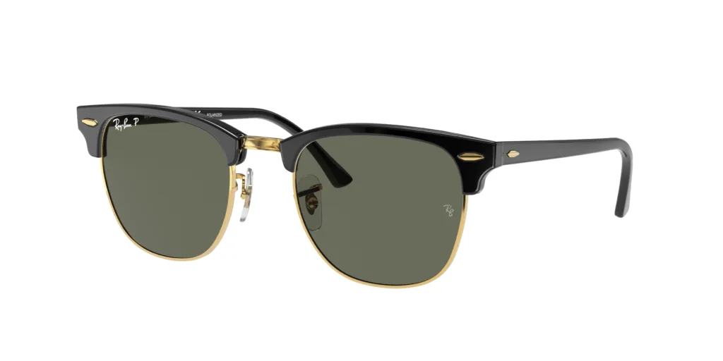 Occhiali da sole Ray-Ban RB3016F 901/58 CLUBMASTER LOW BRIDGE FIT