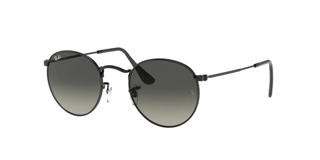 Occhiali da sole Ray-Ban RB3447N 002/71 ROUND METAL