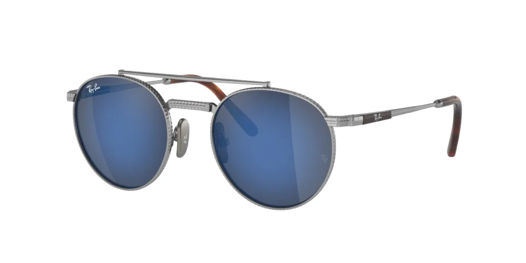 Occhiali da sole Ray-Ban RB8237 3139O4 ROUND II TITANIUM