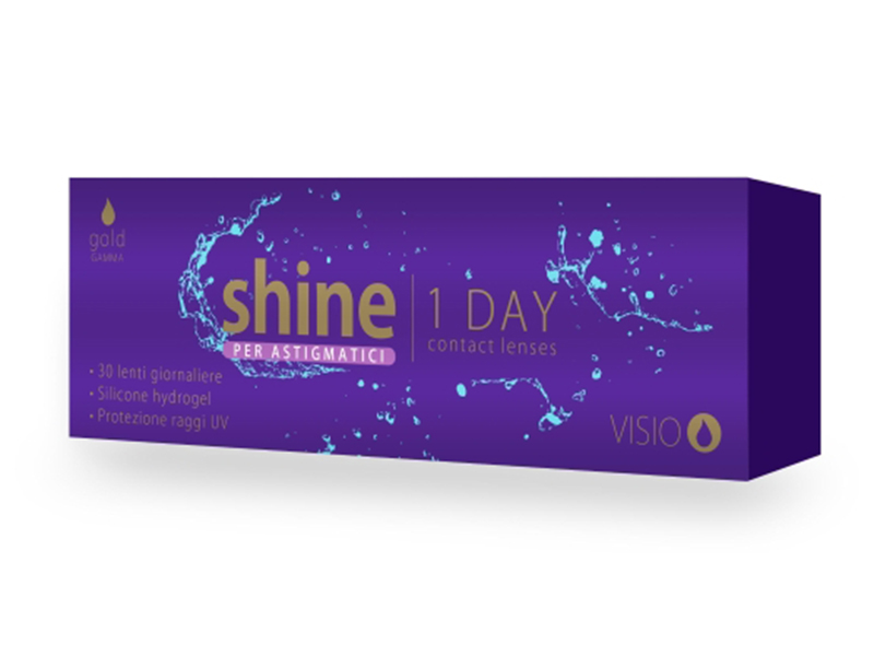 Lenti a contatto giornaliere VISIO SHINE PER ASTIGMATICI 30 lenti di Coopervision