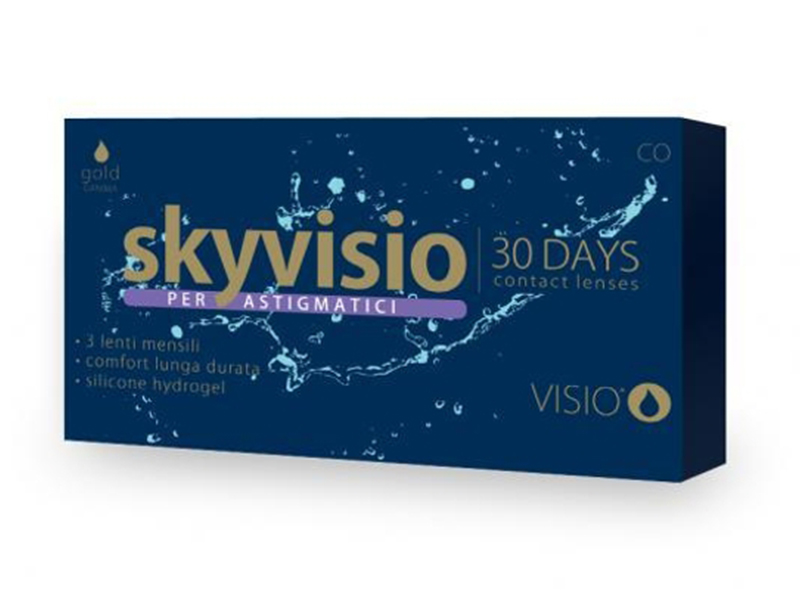 Lenti a contatto mensili VISIO SKYVISIO PER ASTIGMATICI 3 lenti di Coopervision