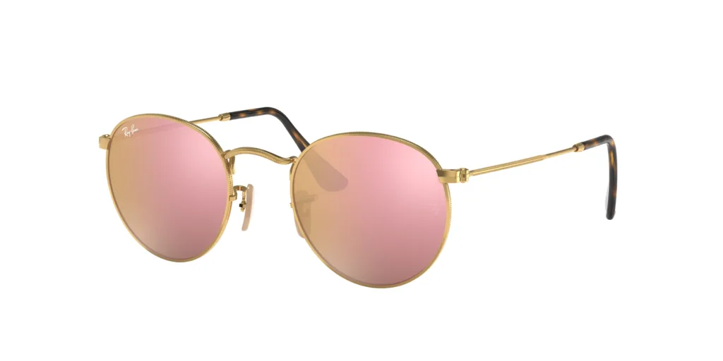 Occhiali da sole RAY-BAN RB3447N 001/Z2 ROUND METAL