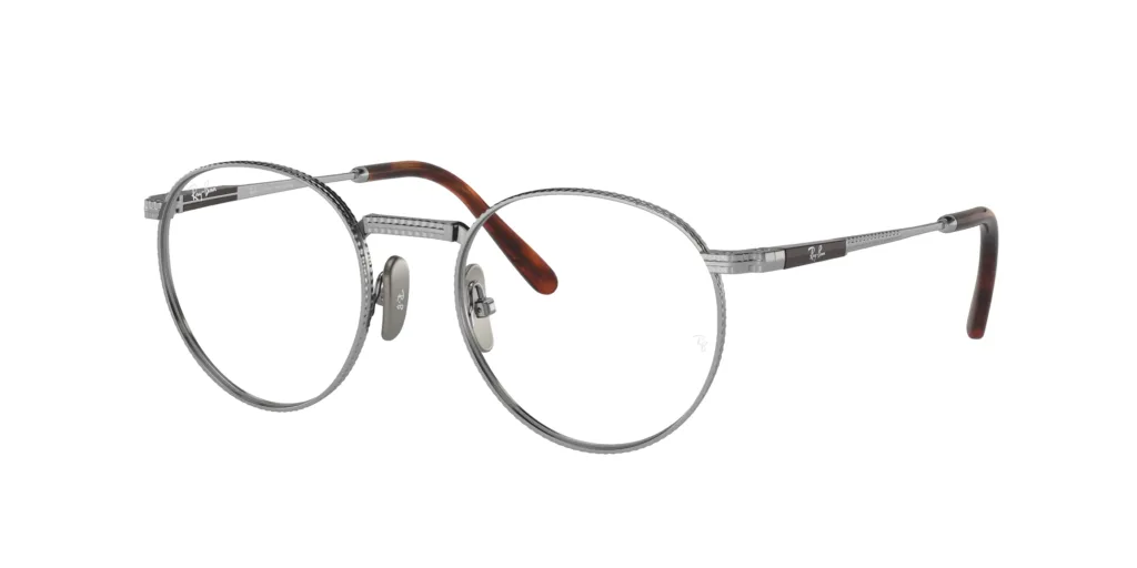 Occhiali da vista RAY-BAN RX8237V 1224 ROUND TITANIUM