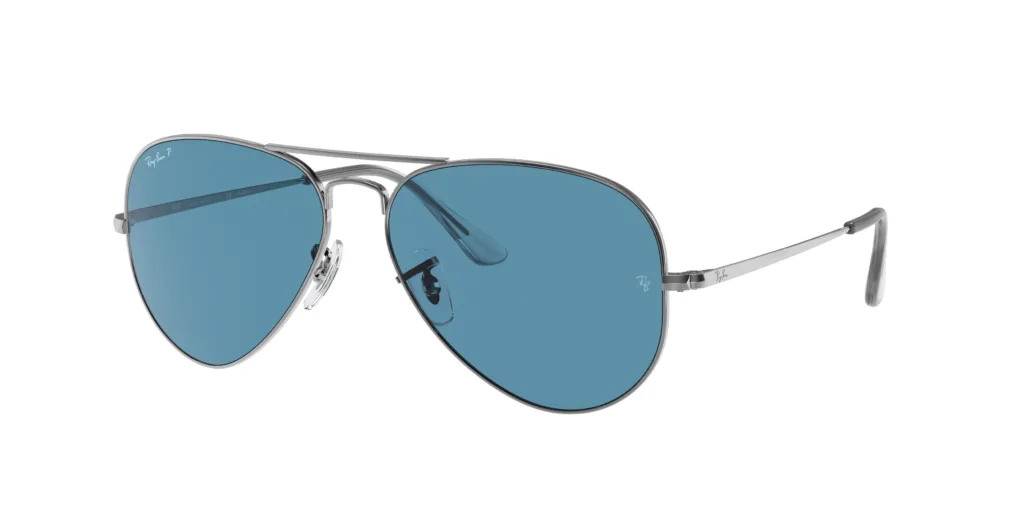 Occhiali da sole Ray-Ban RB3689 004/S2 AVIATOR METAL II